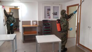 desinfecci&oacute;n ej&eacute;rcito