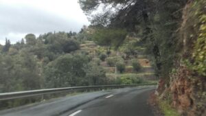 carretera temporal lluvia
