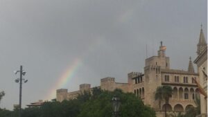 lluvia arco iris