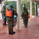 desinfección ejército