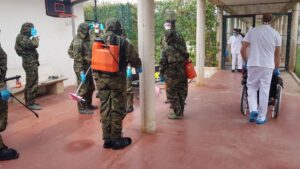 desinfecci&oacute;n ej&eacute;rcito