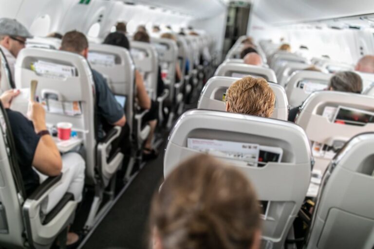 pasajeros avión
