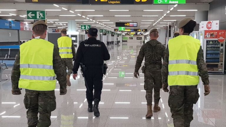 Ejercito en Palma por coronavirus
