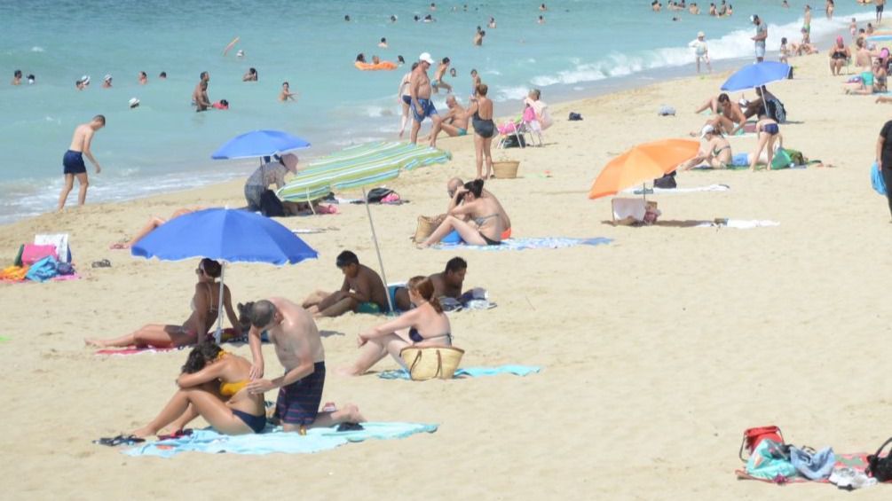 verano playa calor