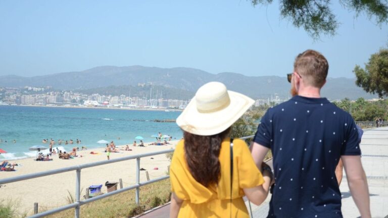 Playa verano turistas