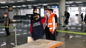Medici&oacute;n de temperaturas en Aeropuerto de Palma