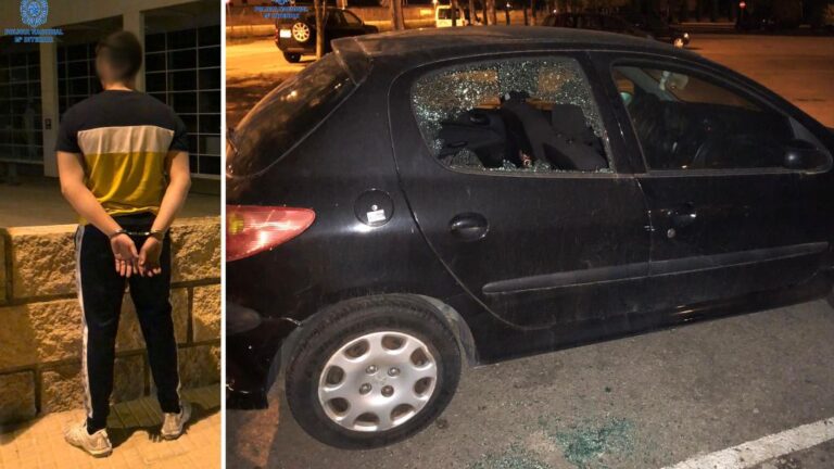 detenidos sucesos coche