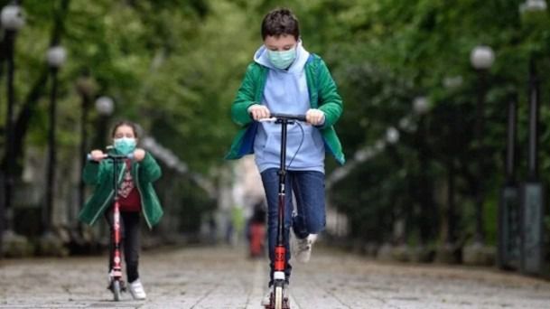 niños mascarilla coronavirus