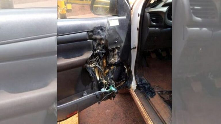coche gel arde
