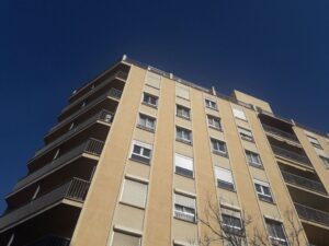 edificio, pisos, vivienda