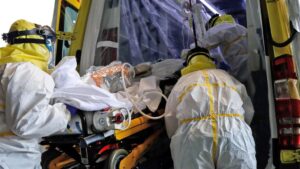 coronavirus ambulancia sanitarios