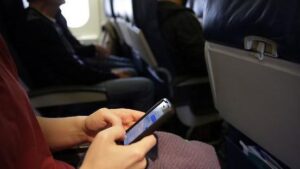 M&oacute;vil en avi&oacute;n