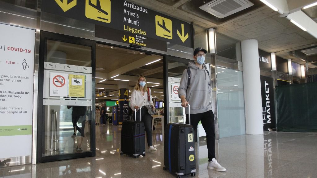 turistas aeropuerto