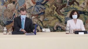 carmen Calvo, Pedro S&aacute;nchez, Felipe VI