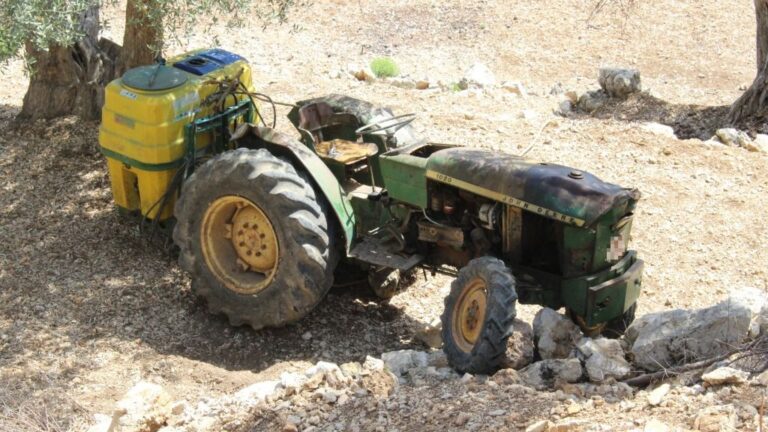 Imagen del vehículo siniestrado