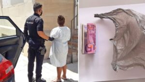 robo dinero genitales