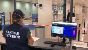 camara termografica aeropuerto