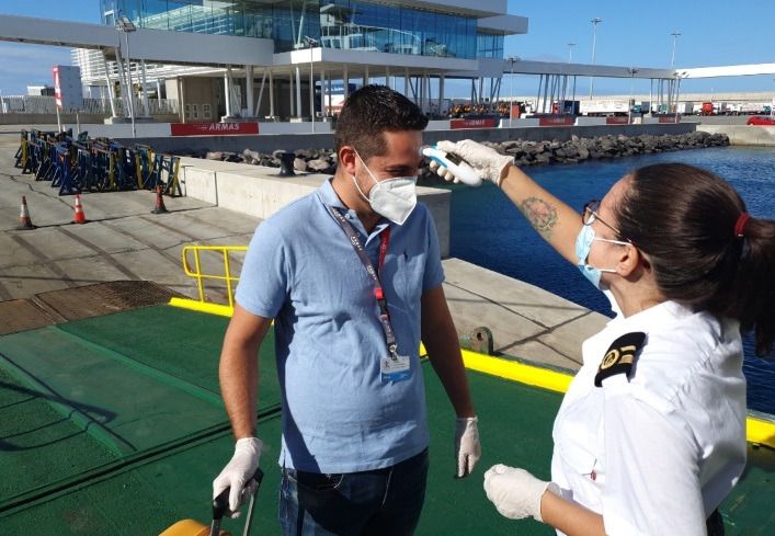 trasmediterranea test coronavirus