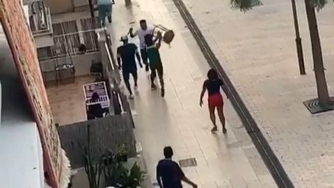 pelea cala millor
