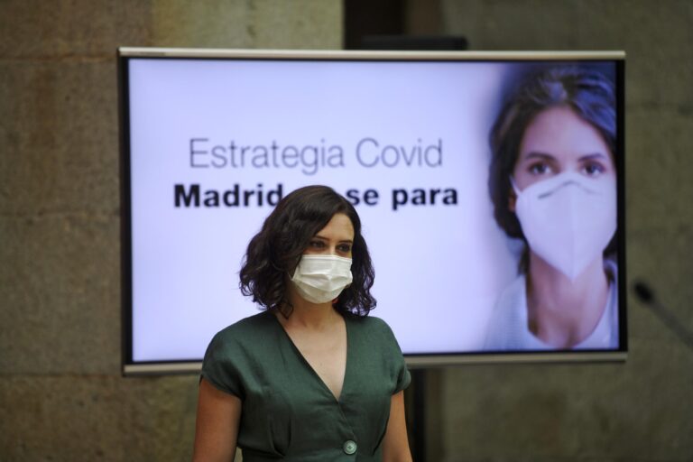 Ayuso mascarilla