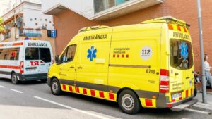 catalu&ntilde;a barcelona ambulancia