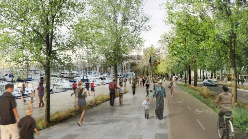 paseo maritimo palma proyecto