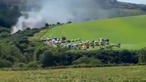 accidente tren Escocia