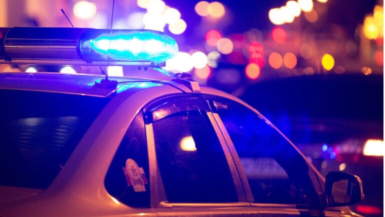 policía coche
