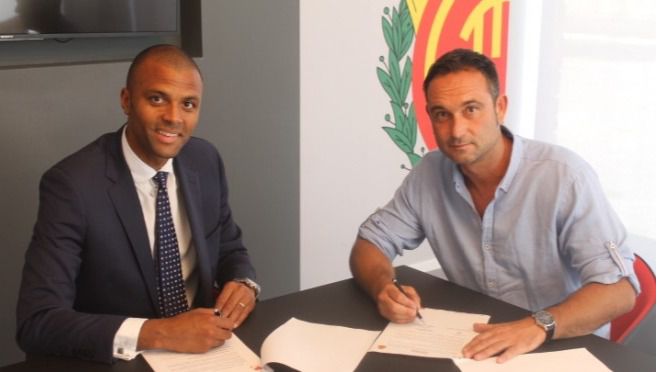 Maheta Molango y Javier Recio @RCDMallorca