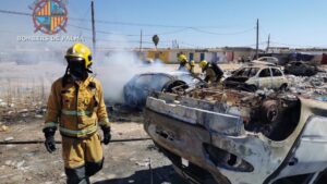 incendio coche Son Banya