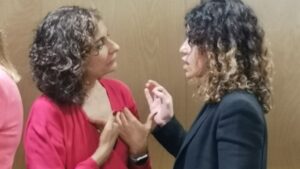 rosario sanchez y ministra montero