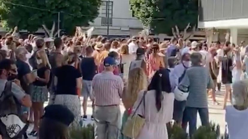 manifestacion negacionista ibiza