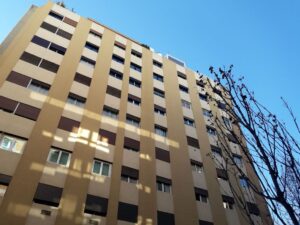 edificio, pisos, vivienda