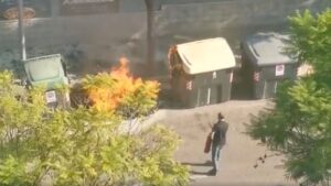 incendio contenedores