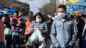 Brasil coronavirus mascarilla