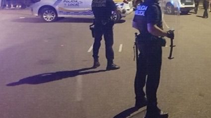 fiesta ilegal policia local