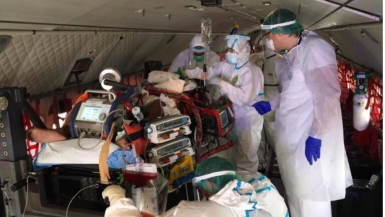 avion medicalizado ejercito