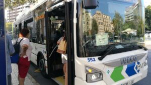 huelga emt paradas bus