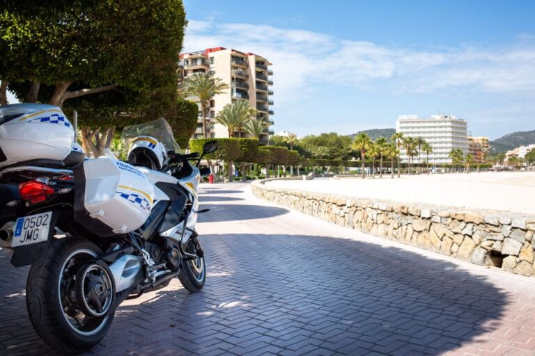coronavirus-mallorca playa policia