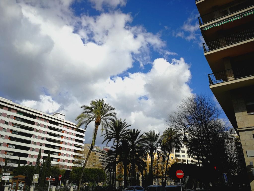 nubes nuboso Palma