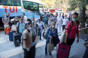 Primeros turistas en Mallorca tras el coronavirus