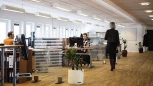 oficina trabajadores empleados