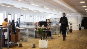 oficina trabajadores empleados