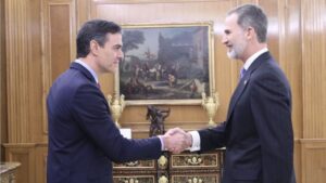 felipe VI y Pedro S&aacute;nchez