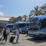 aeropuerto turistas plan piloto autobus TUI turistas plan piloto 15 junio