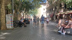 mascarilla gente calle