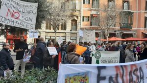 protestas hormigonera son guells son morro