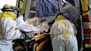 coronavirus ambulancia sanitarios