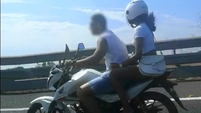 motorista sin casco