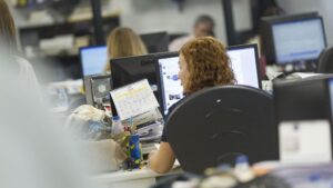 oficina trabajadores funcionarios